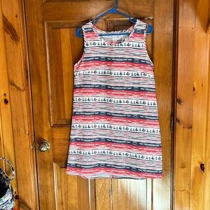 Ingear Resort Patriotic Sailboat A Line Dress Size Medium